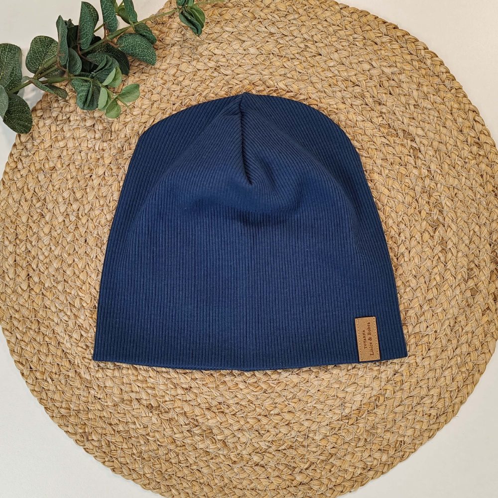 Rebrasta kapa - modra